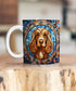 Cocker (Working) Brown Suncatcher Artwork Ceramic Mug